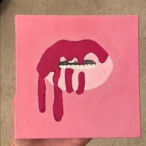 Kylie Jenner lips painting